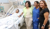 Em Salvador, ministra da Saúde visita hospital estadual referência no atendimento a pacientes com Dengue