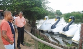 Passeio de pedalinho é novo atrativo do Parque da Lagoa