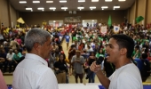 Segundo dia do 10° Congresso da União de Estudantes, na Uesc, em Ilhéus, conta a presença do governador