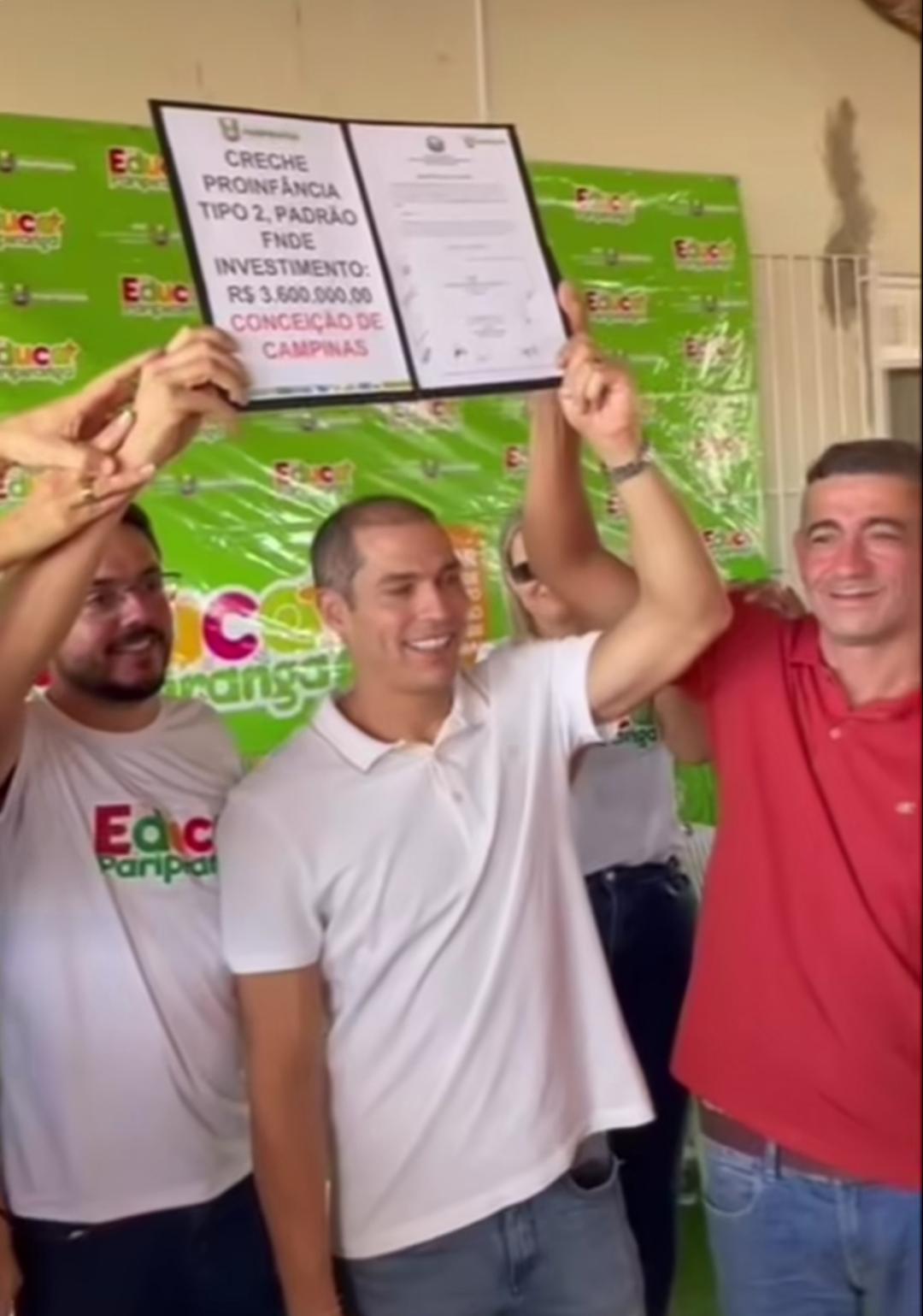 Agenda do deputado Gabriel Nunes em Paripiranga reúne fé e ações na educação