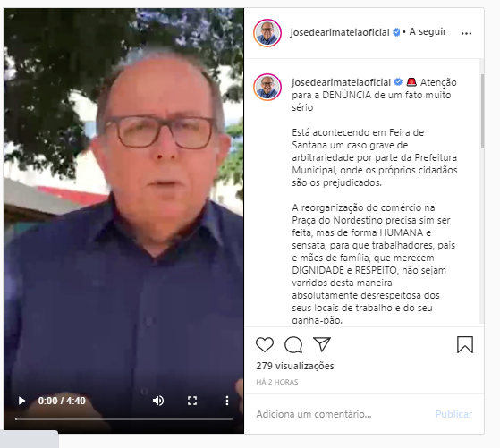 Deputado José de Arimatéia DENUNCIA um fato muito sério 