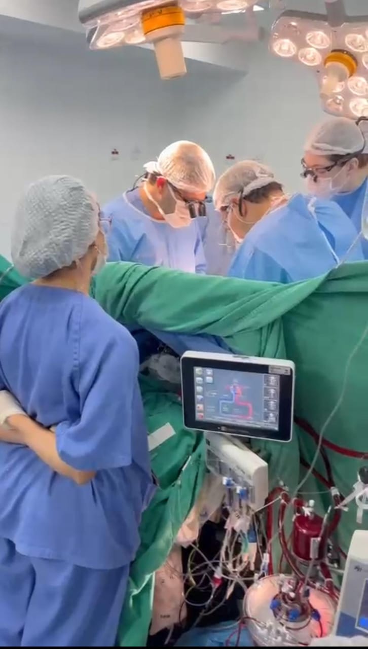 Bahia realiza primeiro transplante cardíaco de 2024, no Hospital Ana Nery