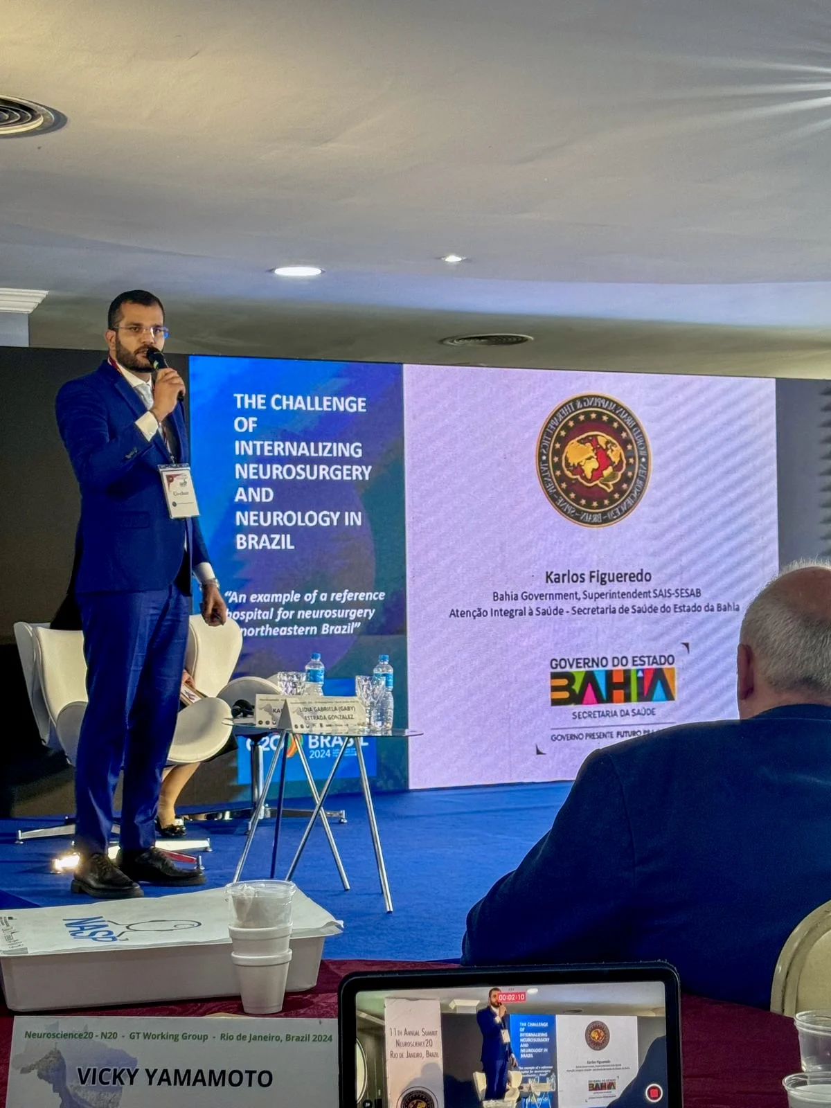 Bahia se destaca em evento do G20 com avanços na Neurocirurgia