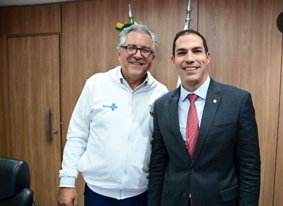 Deputado Federal Gabriel Nunes entrega obras em Andorinhas e participa de audiência com ministro