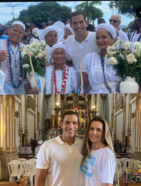 Deputado Federal Gabriel Nunes na Lavagem do Bonfim: 
