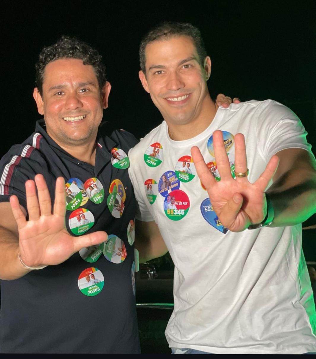 Deputado Gabriel Nunes reúne a população em caminhadas de apoio a candidatos