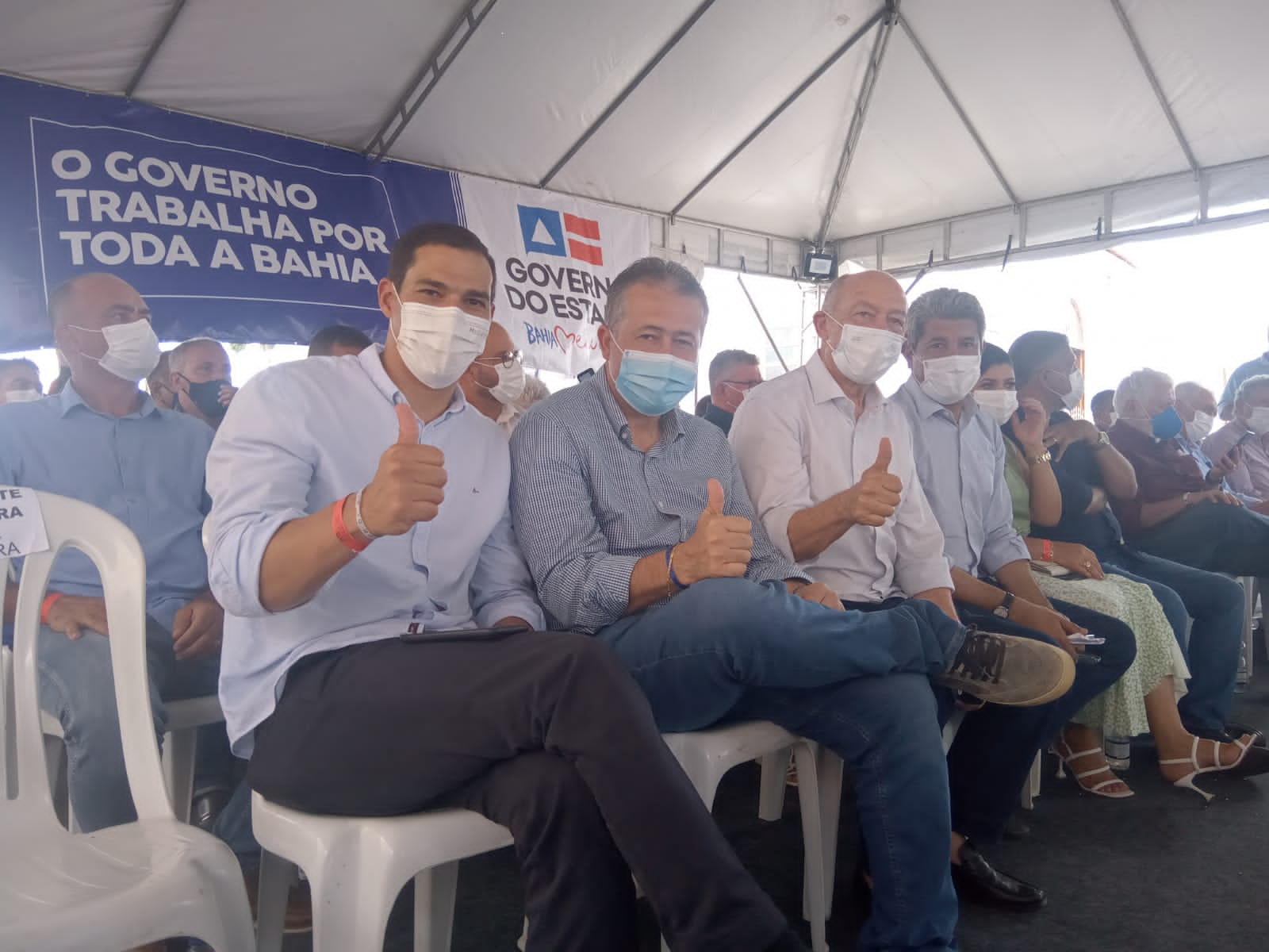DEPUTADO FEDERAL JOSÉ NUNES E GABRIEL  NUNES PARTICIPAM DE ATO IMPORTANTE EM SANTA BÁRBARA