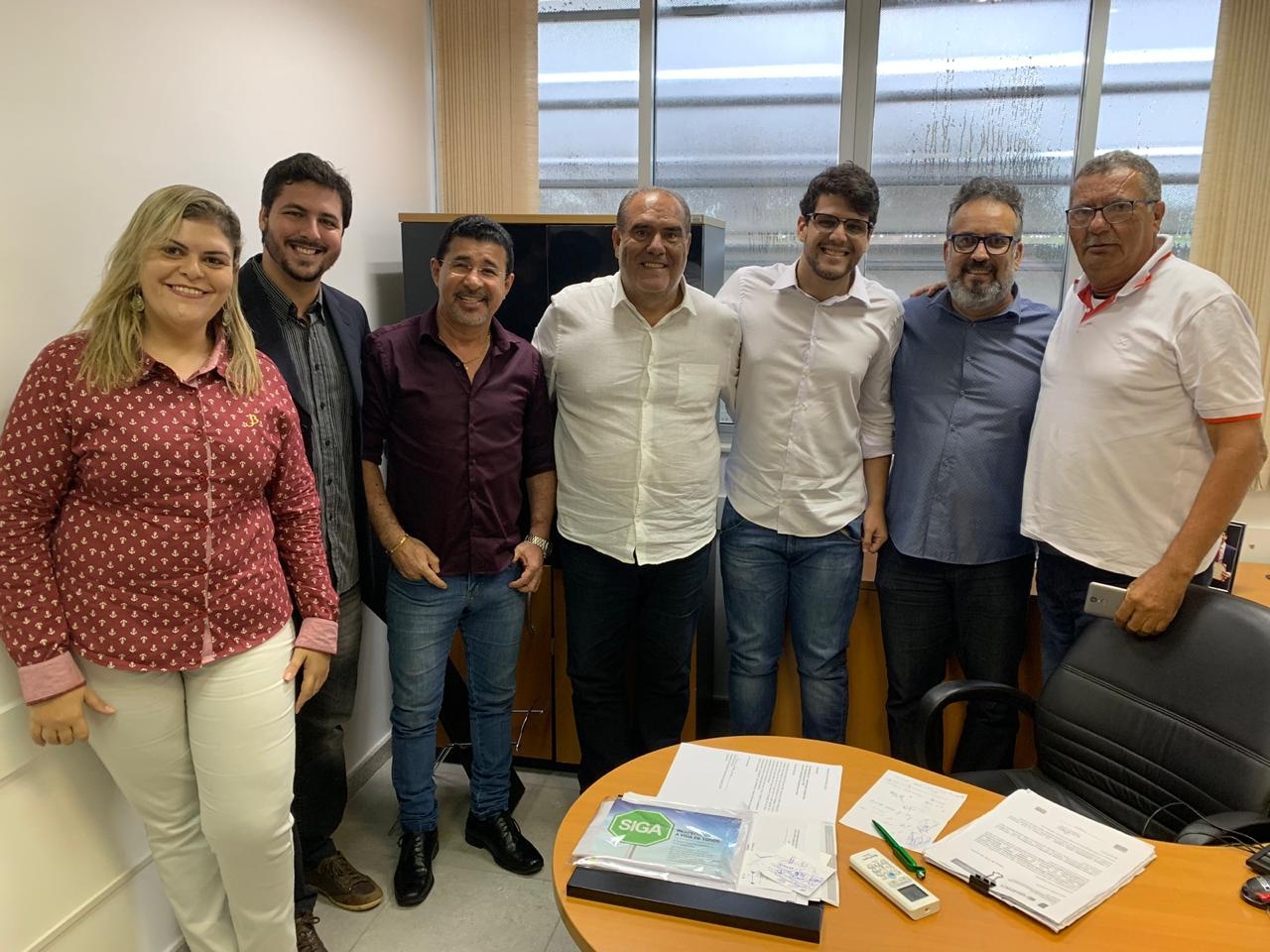 Deputado Rogério Andrade Filho se reúne com prefeito e vereadores de Valença 