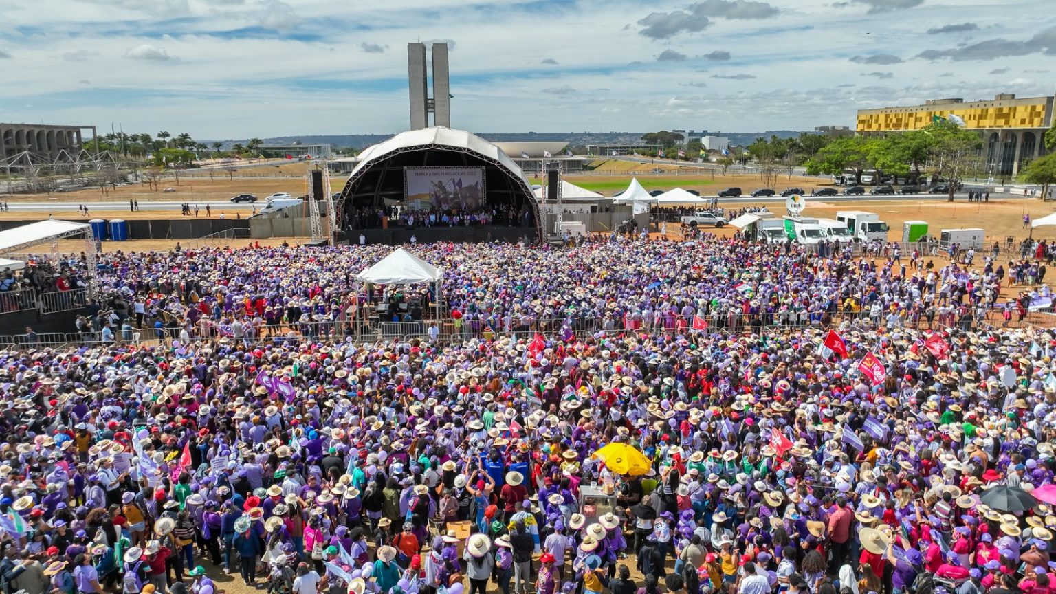 Em Brasília, governador participa do encerramento da Marcha das Margaridas