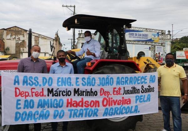 Emenda parlamentar do Deputado Márcio Marinho  garante  equipamentos agrícolas para São Félix