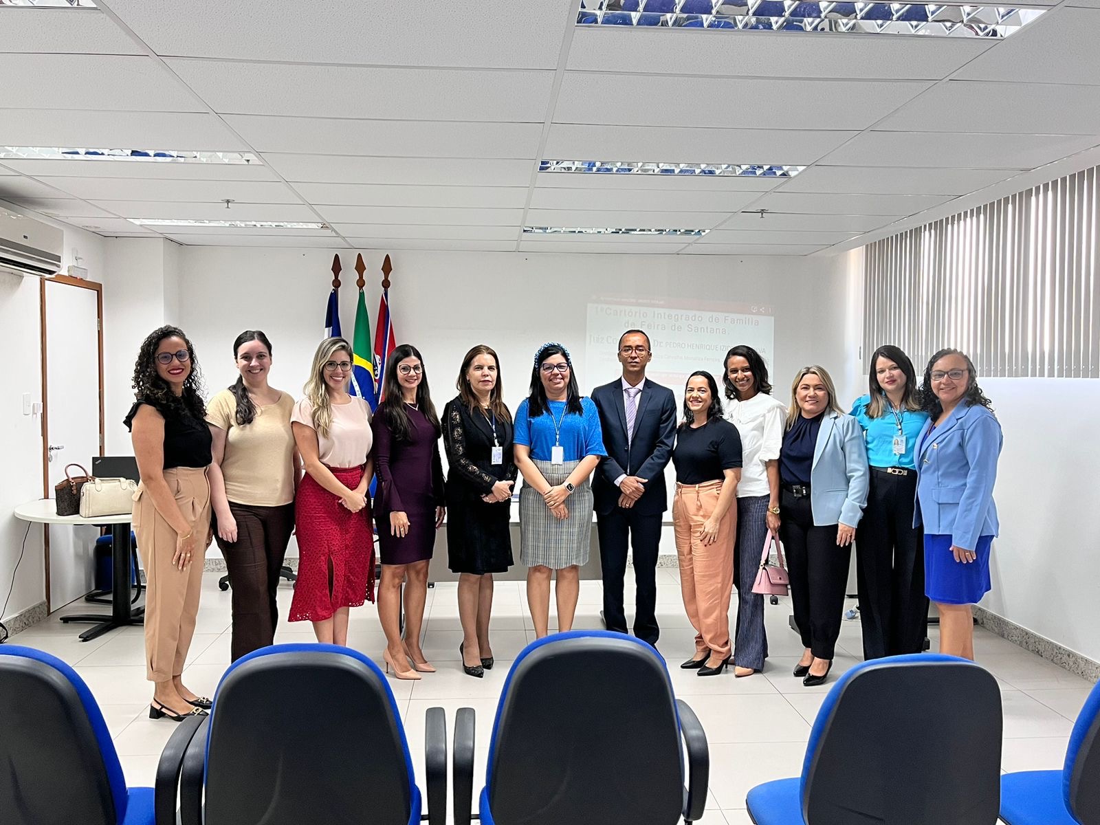 Encontro entre corregedor do Cartório Integrado e membros da OAB Feira realizado nesta quinta-feira (21)