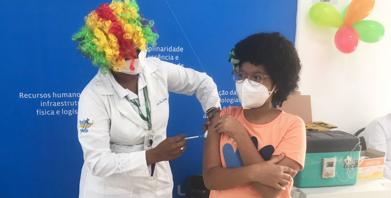 FEIRA DE SANTANA: Mais de 29 mil crianças já foram imunizadas contra a Covid e vacinação continua nesta quinta
