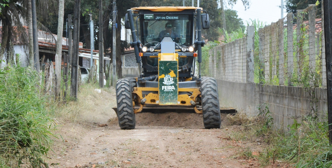 FEIRA DE SANTANA: Prefeitura leva melhorias para as estradas da zona rural esta semana