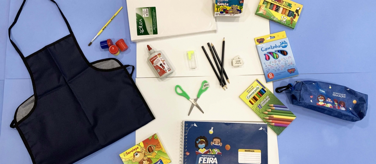 FEIRA DE SANTANA: Estudantes da Educação Municipal vão receber kits de material escolar