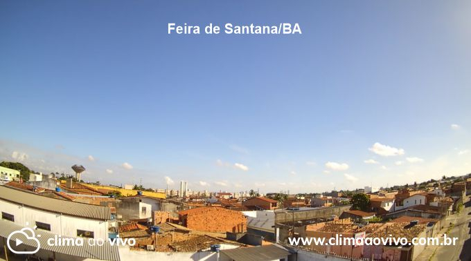 Feira de Santana ganha câmera de monitoramento climático, disponível ao vivo e gratuitamente na internet