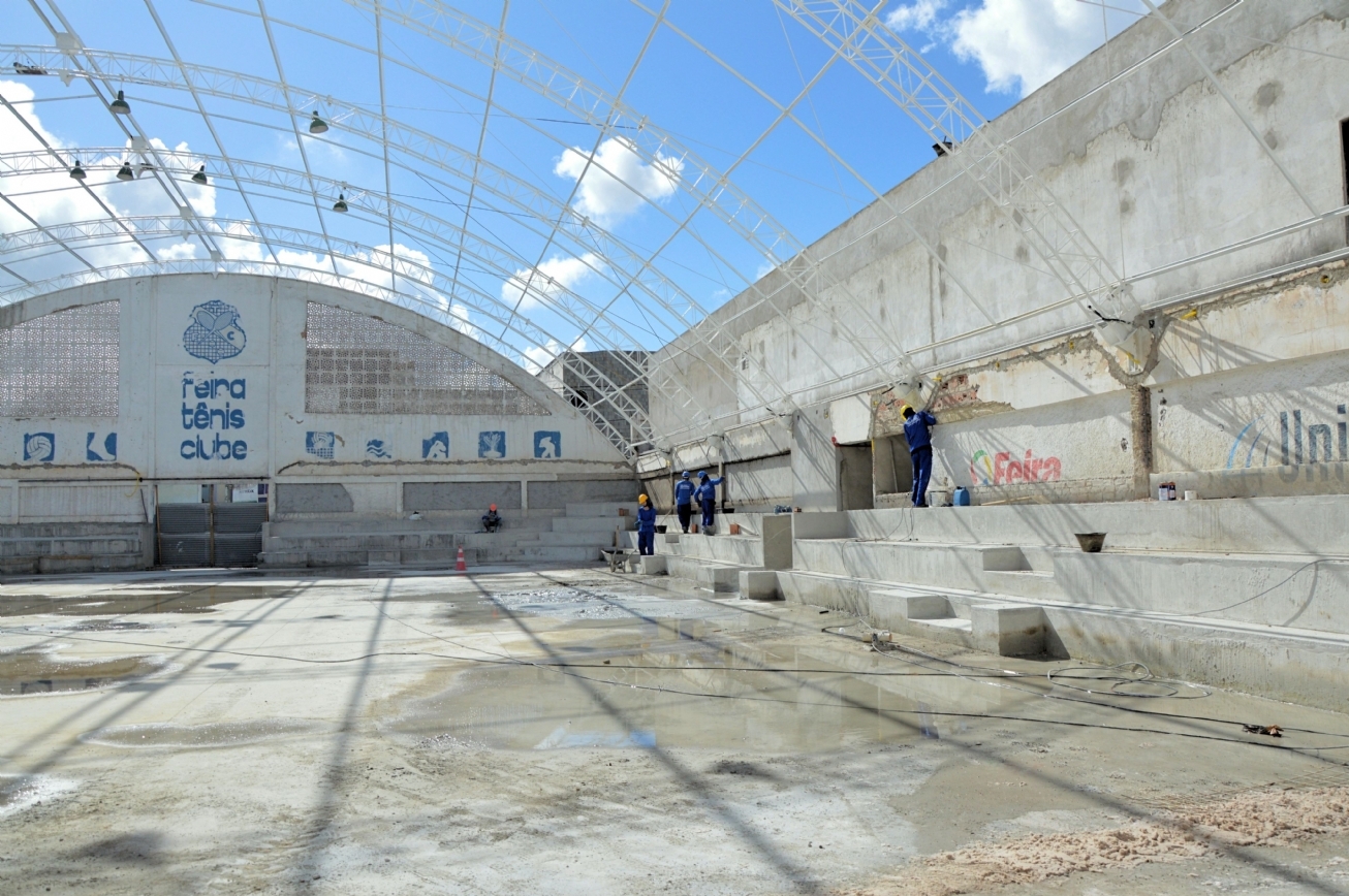 FEIRA DE SANTANA: Obra do novo Complexo da Educação está em fase avançada
