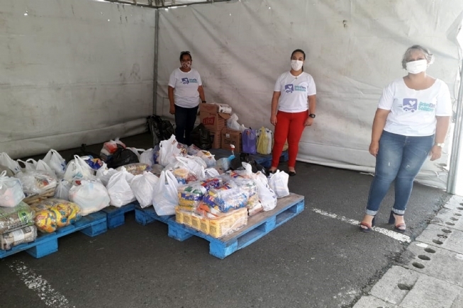 Feira de Santana: TV e Prefeitura arrecadam alimentos para famílias carentes durante pandemia