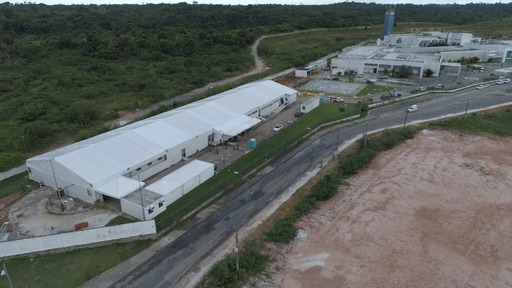 Hospital de Campanha entra em funcionamento na área externa do Hospital do Subúrbio