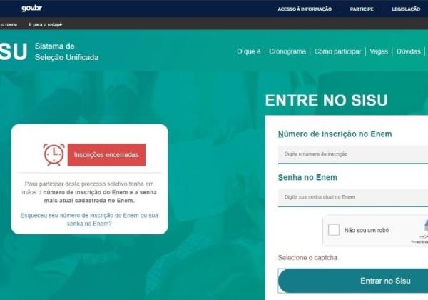 Lista de espera do Sisu será publicada na segunda-feira (10)