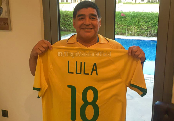 Lula: ‘Fora da rivalidade esportiva, foi um grande amigo do Brasil’