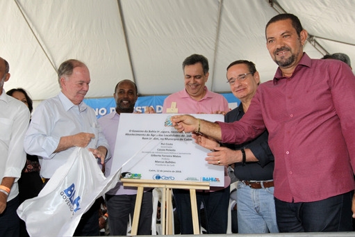 Governo entrega sistemas de abastecimento de água em Caém