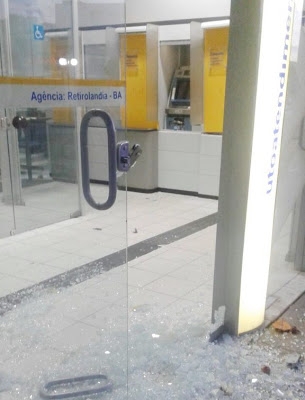 Agência do Banco do Brasil é alvo de ação criminosa em Retirolândia