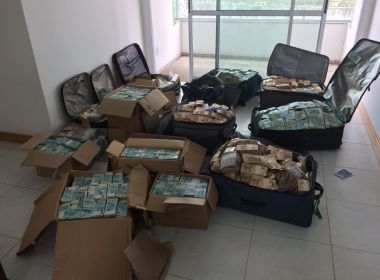 PF entrega ao STF malas com R$ 51 milhões achados em bunker atribuído a Geddel