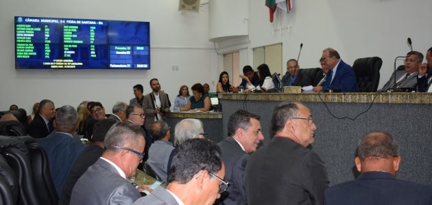 Feira de Santana: Sessão ordinária marca retorno das atividades legislativas