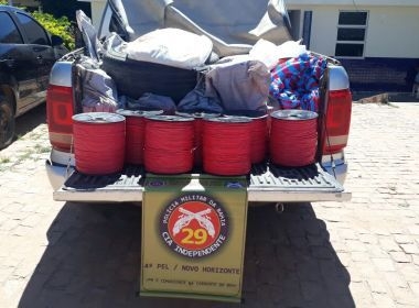 Chapada: Homem é preso com material capaz de detonar mais de 2,7 mil caixas eletrônicos
