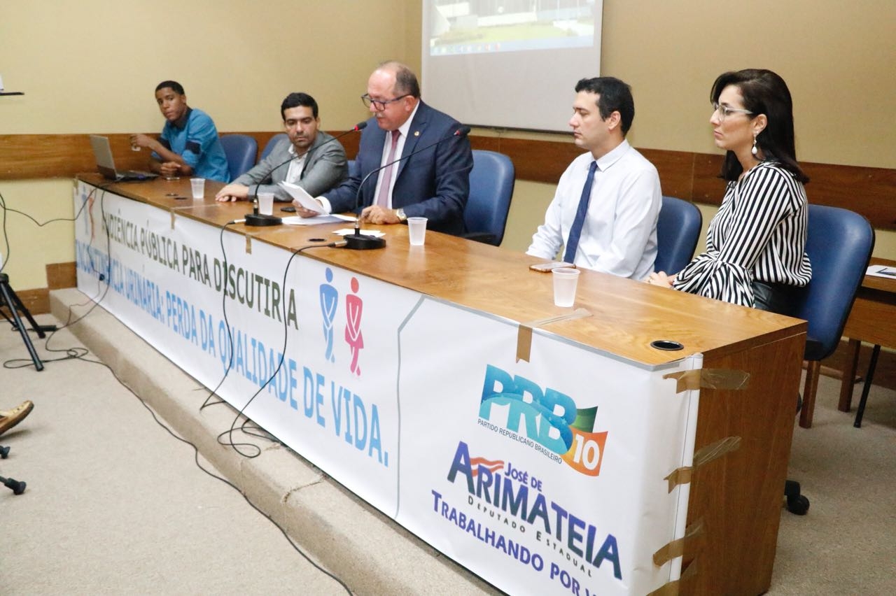José de Arimateia realiza Audiência sobre incontinência urinária na ALBA