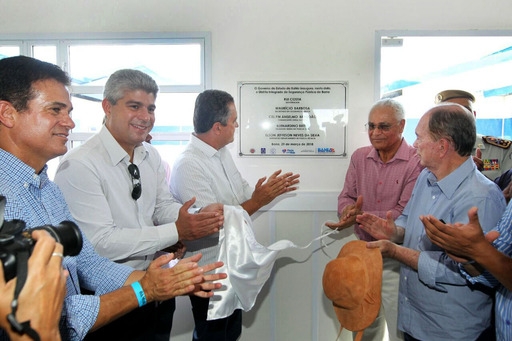 Em Barra, Rui inaugura Disep, autoriza construção de ponte e recuperação de estradas