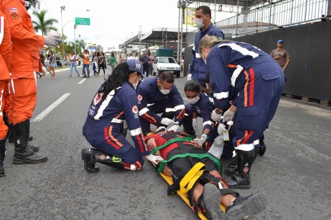 FEIRA DE SANTANA: Profissionais do SAMU e outros órgãos são capacitados através de simulado