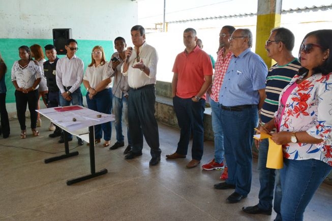 PMFS: Começam as obras de reforma e ampliação da Escola Marília Queiroz Silva, no Nova Esperança