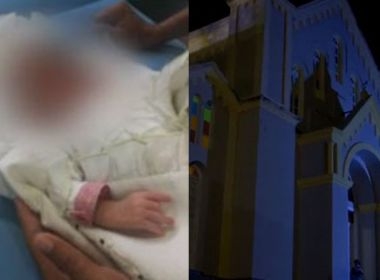 Bebê é abandonado em gramado de igreja em Itajuípe