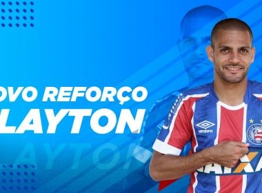 Agora é oficial: atacante Clayton é anunciado pelo Bahia