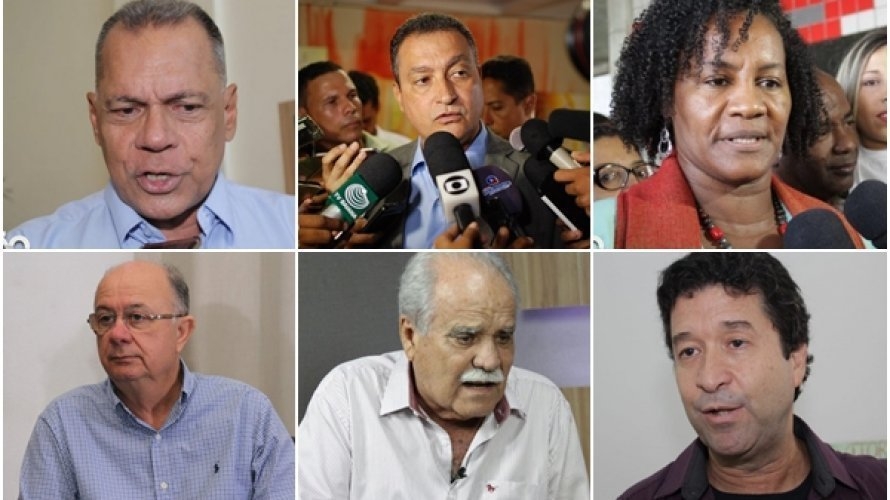 Confira a agenda dos candidatos ao governo da Bahia neste fim-de-semana