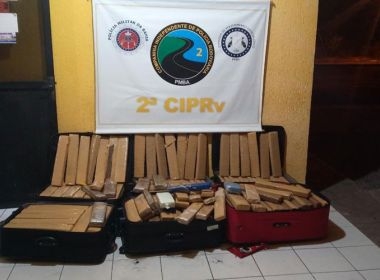 Tanhaçu: PRE prende mulher que transportava 400 kg de drogas em ônibus