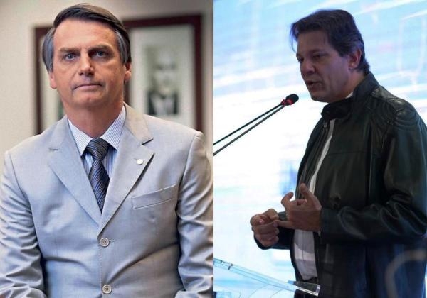 Big Data: Bolsonaro tem 54% dos votos válidos; Haddad 46%