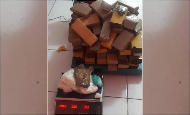 Ação policial apreende meio milhão de reais em drogas na Estrada da Rainha