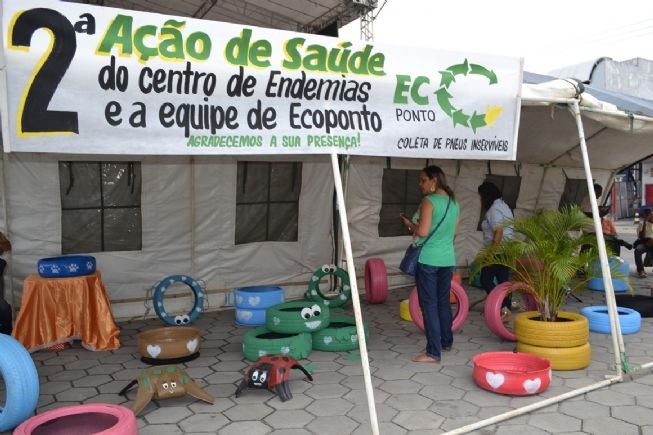 Secretaria de Saúde recolhe até 700 pneus por dia em Feira de Santana