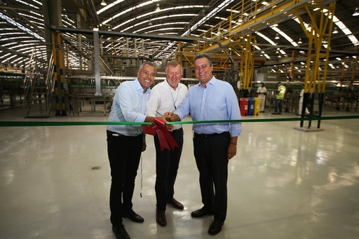 Governador participa da inauguração da 1º linha de produção da Heineken no Nordeste