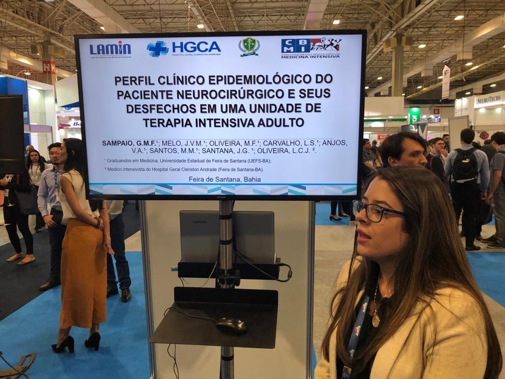 Trabalhos desenvolvidos no Clériston Andrade foram apresentados no XXIII Congresso Brasileiro de Medicina Intensiva