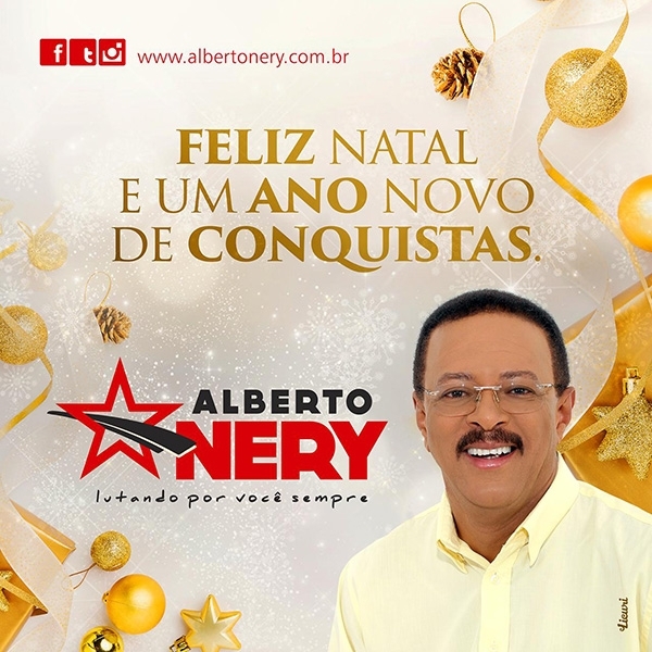Vereador Alberto Nery envia felicitação de Natal aos feirenses