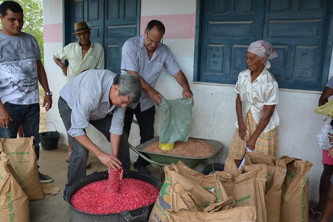 Prefeitura de Feira e associações de agricultores estudam como beneficiar entidades assistenciais com feijão e milho