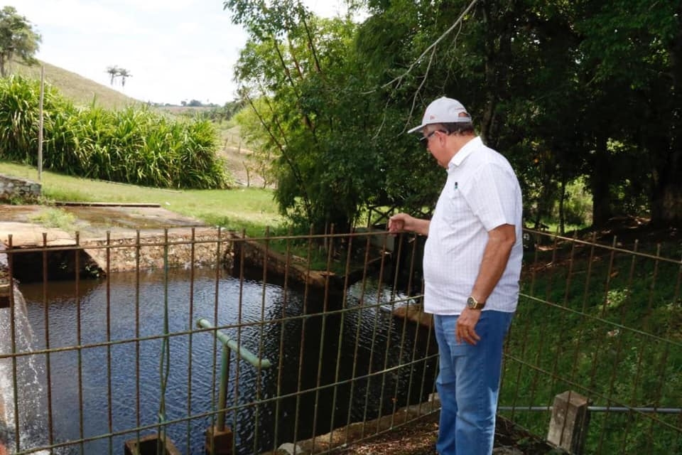 José de Arimateia visita Barragem de Afligidos no município baiano de São Gonçalo dos Campos 