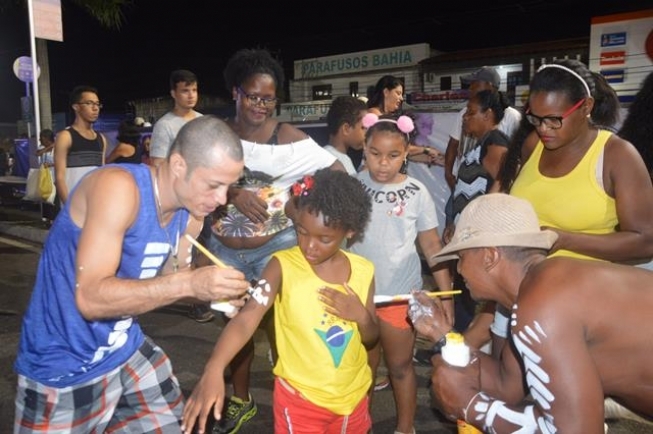 Micareta: Pintura tribal se destaca entre foliões