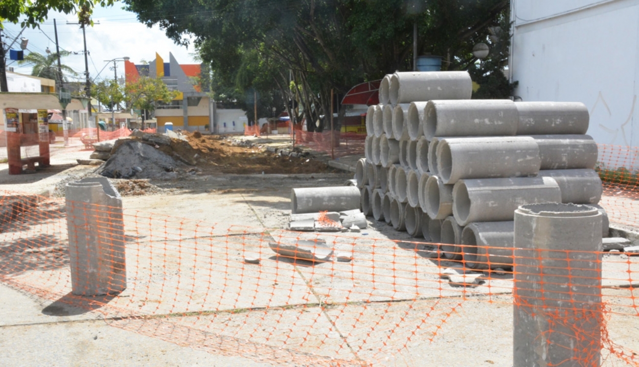Obras do Projeto Novo Centro se intensificam na Praça do Nordestino neste sábado