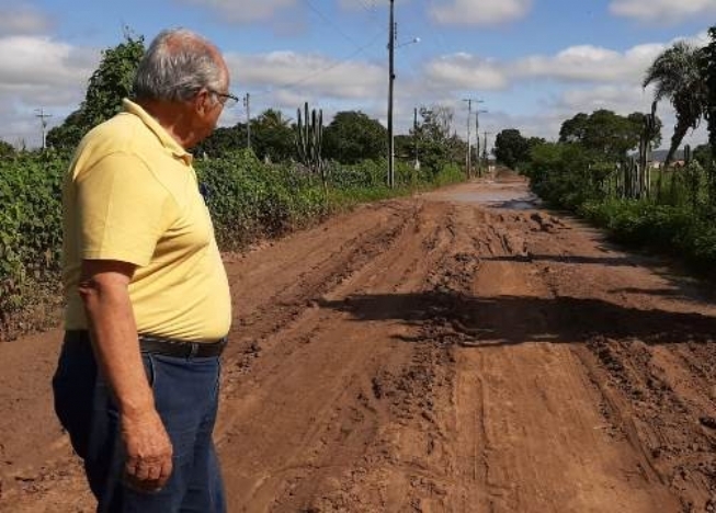 PMFS: Recuperação de trecho interditado por poças de água na estrada de Lagoa Grande deve começar neste domingo