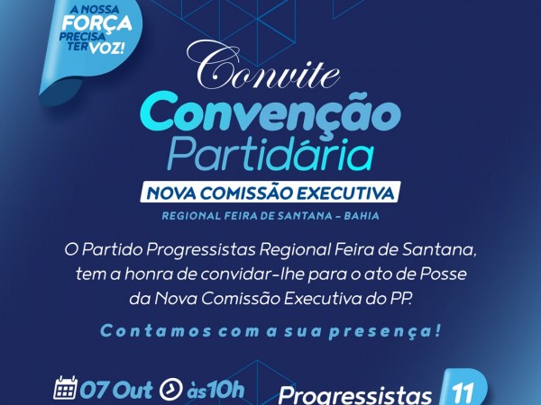 PP anuncia Comissão Provisória em Feira e filiação de Yuri Guimarães