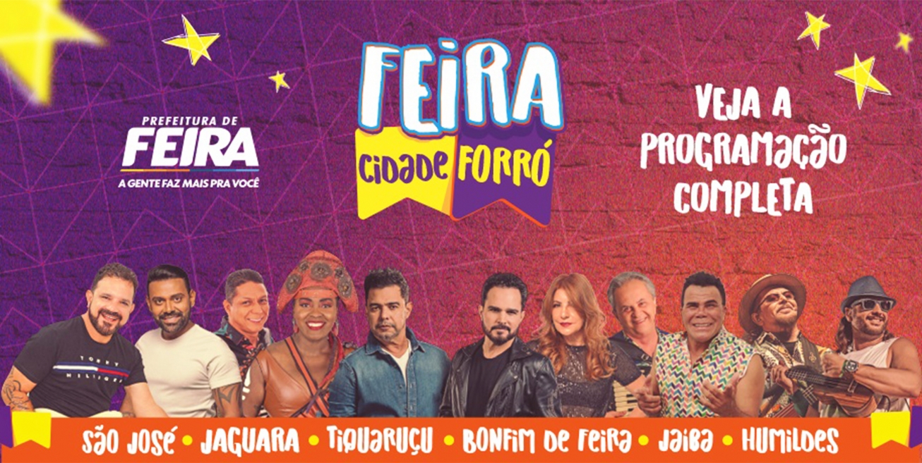 Prefeitura divulga programação completa do Feira Cidade Forró